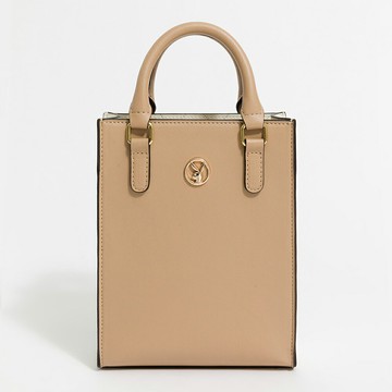 PLAYBOY - 手提包附長背帶 Splendid系列 - 卡其色