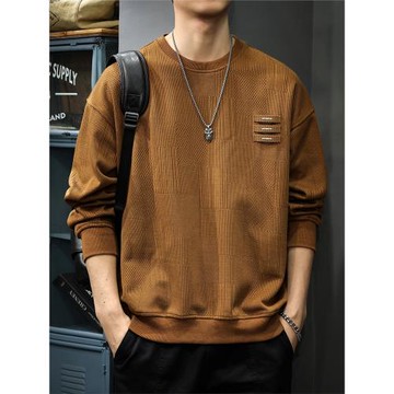 (免運)冬季高端2025長袖潮牌衛衣男秋冬新款內搭男士打底衫大碼男款上衣