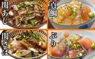 豊後絆屋 りゅうきゅう(4種×2食セット)B 大分郷土料理 年内配送 年内発送 年内お届け 刺身 冷凍 セット 海鮮 漬け 産地直送 大分県 真空パック 小分け 惣菜 人気 海鮮丼 漬け丼 おせち 関アジ 関さば 鯛 ぶり ＜101-003_5＞