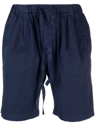 Massimo Alba - cotton drawstring shorts - men - Cotton/Cotton/Elastane - M - Blue
