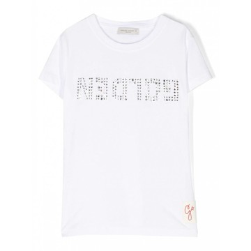 Golden Goose - White Cotton Golden T-shirt