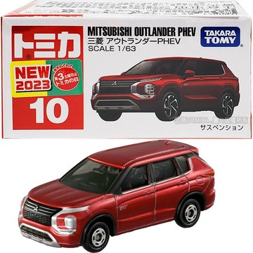 【Fun心玩】TM010A3 188278 紅色 三菱 Outlander Phev TOMICA 多美小汽車 合金模型車