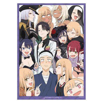 【2026台北動漫節新品】戀上換裝娃娃 透明小海報 A款 綜