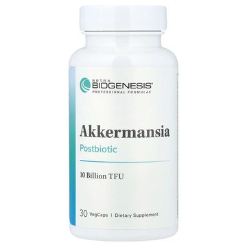 Nutra BioGenesis, 嗜黏蛋白阿克曼菌益生素，100 毫克（100 億 TFU），30 粒素食膠囊