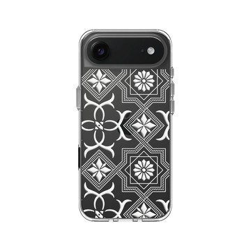 iPhone Air Clear Case（相機按鈕） 透明 - 老屋顏 Old House Face - 壓花玻璃-方塊舞