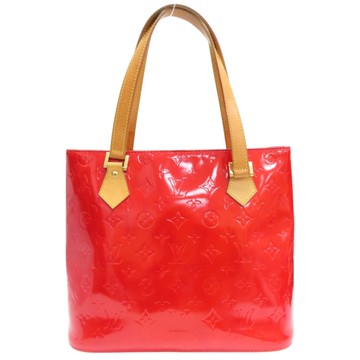 LOUIS VUITTON LV 路易威登 紅色 漆皮 皮革 Houston 手提包 M91219 【二手名牌BRAND OFF】