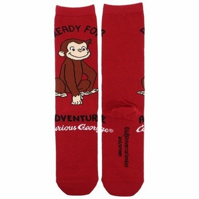 おさるのジョージ 女性用靴下 レディースハイソックス 通販 Lineポイント最大get Lineショッピング