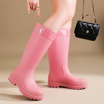 🚚甄選優品💨女款雨靴 加厚時尚雨鞋 高筒雨靴 束口雨靴 女士水鞋 防滑雨鞋 加厚保暖防水口