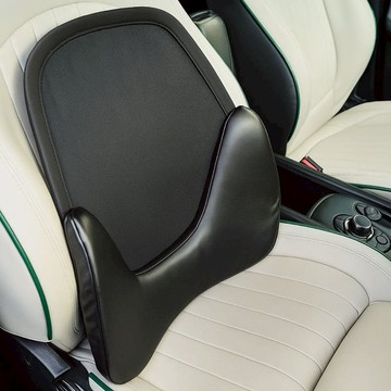 【預購】骨盆減壓皮革車用靠墊 黑色