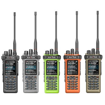 AnyTalk RT-950PRO 10W 三等業餘無線對講機(三頻段待機 航空頻道 APRS GPS 一鍵對頻)(1組1入)