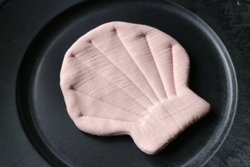 貝殼置物墊 杯墊 / 粉