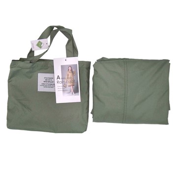 一甩即乾 超輕多用途便攜雨披 軍綠色  胸圍108 下擺105 袖長60 衣長127cm