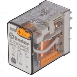55.32.8.230.0040 / 230V 10A   finder 焊接式繼電器 (含稅)【佑齊企業 iCmore】