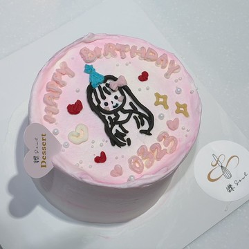 客製化少女蛋糕 繪圖蛋糕 可愛風 生日蛋糕 慶生 節日  紀念日
