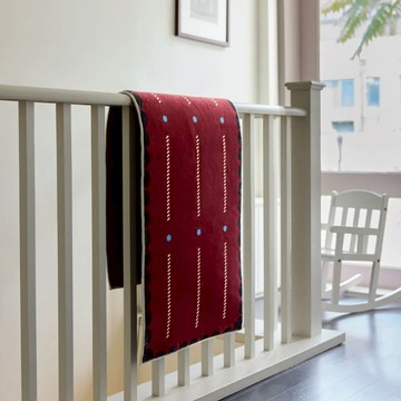 韓國 nomia 長型地毯 紅色節奏 50 x 140cm