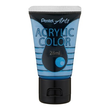 Pentel 飛龍 28ml壓克力顏料 金屬色 6瓶入/盒〖WA2-T〗