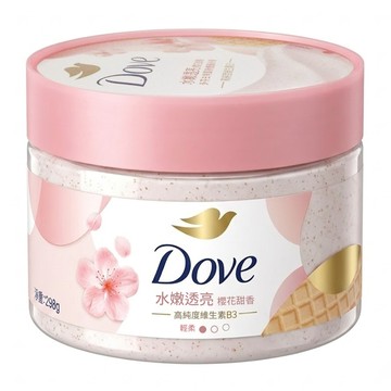 Dove 多芬 去角質身體磨砂膏 櫻花甜香  298g  1罐