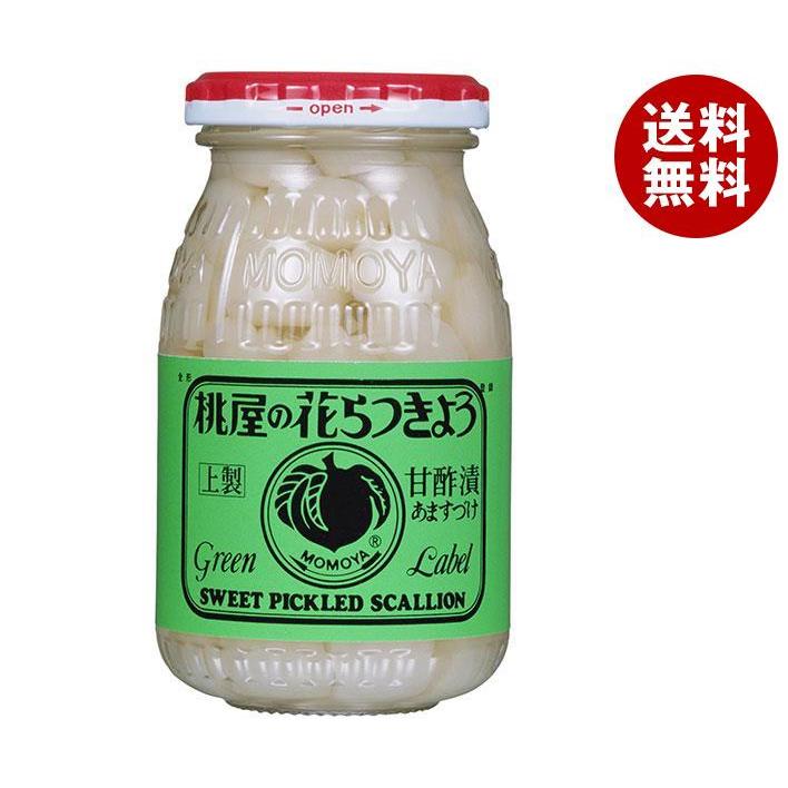 桃屋 花らっきょう 115g瓶×12個入｜ 送料無料 一般食品 瓶 らっきょう 漬物 甘酢漬