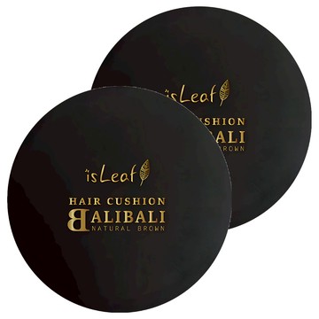 isLeaf 髮際線遮色粉餅  栗棕  2個