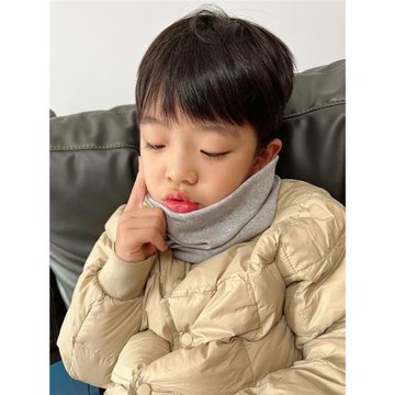 A類 純棉磨毛兒童脖套 保暖圍脖 護頸假領 冬款大人可戴 山東網店