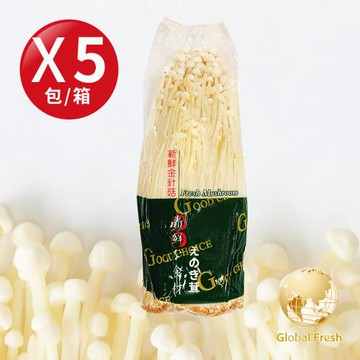 盛花園蔬果 台灣金針菇200g(5包)