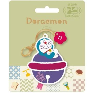 【悠遊卡】哆啦A夢日式和風Supercard造型悠遊卡-鈴鐺-受託代銷