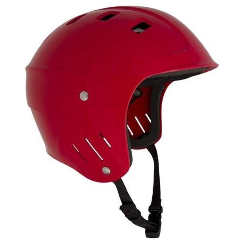 ウォーターヘルメット 安全 マリンスポーツ NRS NRS Chaos Full-Cut Kayak Helmet-Red-M LINEショッピング