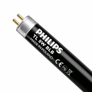 PHILIPS 【2入】TL5 / T5 8W 1尺 BLB UVA 黑燈管 驗鈔 螢光劑 檢測 檢驗 派對氣氛燈
