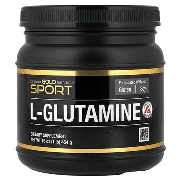 California Gold Nutrition, 運動型，L-谷氨酰胺粉，AjiPure®，無麩質，1 磅（454 克）