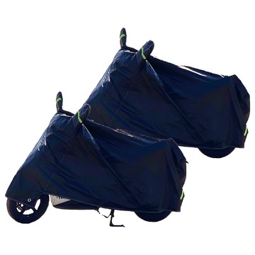 防水機車車罩 素色 有耳款  L  黑色  2個