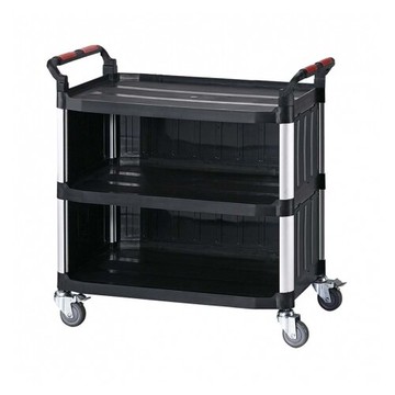 三層工作推車 雙把手 圍邊型 (大) / 台 KT-909FB【APP滿額下單10%點數(單一帳號最高5000點)】1/31止