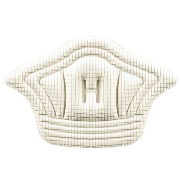 舒適腳後跟防磨墊  厚薄款  高彈泡棉+萊卡棉網布  白色  1組  11 x 7.7 x 0.5cm
