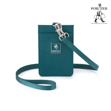 PORTER INTERNATIONAL - 復古品味MORI證件套 - 湖水綠