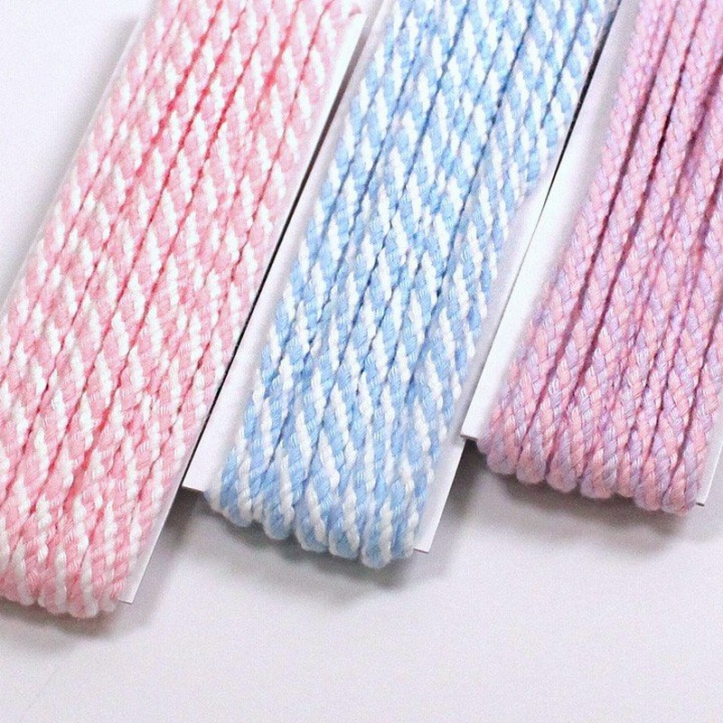 Color Cord 制菌加工 ツイスト 太 3m 副資材 コード 丸紐 ストライプ 6mm パステルカラー かわいい ゆめかわいい ゆめふわ トーカイ 通販 Lineポイント最大0 5 Get Lineショッピング