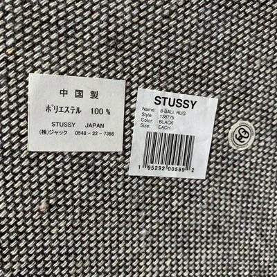 STUSSY 21aw 8-BALL RUG ステューシー エイトボールラグ 心斎橋 通販 STUSSY 21aw 8-BALL RUG ステューシー エイトボールラグ 心斎橋 通販