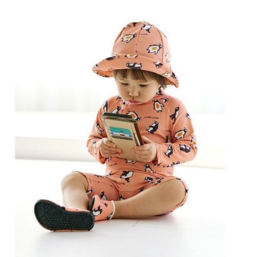 Healthy baby 兒童泳衣男童連體男孩小童中大童2023新款防曬兒童溫泉游泳套裝 兒童泳裝 泳衣 男童泳衣