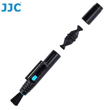 JJC雙碳粉頭LENSPEP鏡頭拭鏡筆CL-P4(2碳頭:一圓一三角,附鬃毛刷)清潔筆Lens Pen
