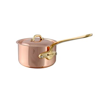 MAUVIEL-M’ Héritage紅銅單手鍋(附蓋)-14cm