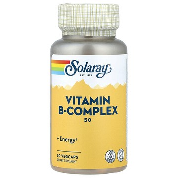 Solaray, 維生素 B 複合物，50 粒素食膠囊