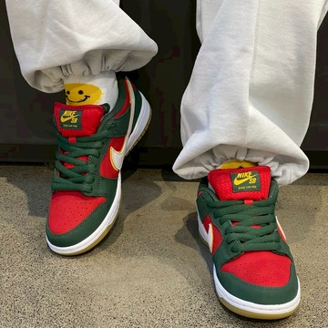 NIKE SB DUNK FIR AND FIRE RED 西雅圖 冷杉綠 紅綠 低筒鞋 男鞋 FZ1287-300