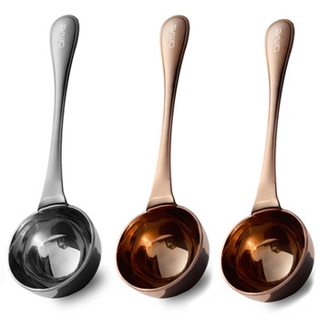 Driver咖啡豆匙10g(不鏽鋼x1+玫瑰金x2)