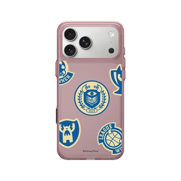 iPhone 17 Pro Max Clear (相機按鈕) 晶醺玫 - 迪士尼-皮克斯 PIXAR - 怪獸大學校徽3