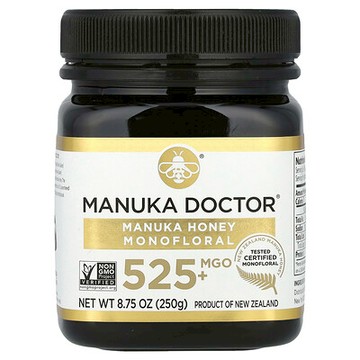 Manuka Doctor, 麥盧卡蜂蜜單花，MGO 525+，8.75 盎司（250 克）
