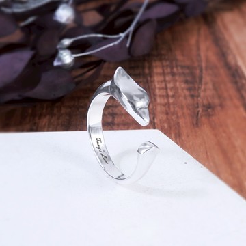 ART64 龍鳳呈祥女戒 瑞鳳 情侶款 刻字訂製純銀戒指 情侶戒訂做