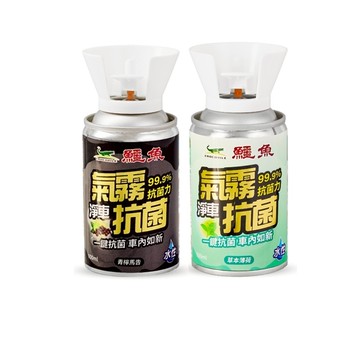 鱷魚 水性氣霧淨車抗菌100ml-香味任選(汽車專用、SGS檢測合格)