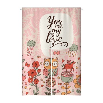 【客製化門簾】【贈桿發票】穿桿門簾 短窗簾半簾 門簾兩片式 門簾布 櫃子遮擋簾 廁所長門簾 臥房門簾 門簾掛布