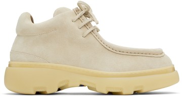 Burberry 米色 Suede Creeper Mid 德比鞋