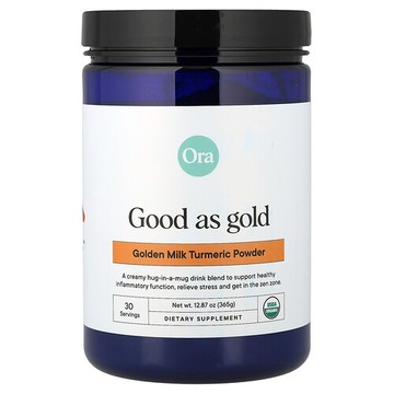 Ora, Good As Gold，黃金奶薑黃粉，12.87 盎司（365 克）