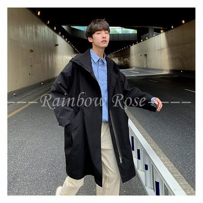 トレンチコート メンズ ポケット付き 膝丈 トップス カジュアル ジャケット 厚手 薄手 フード付き アウター 秋 春 冬 通販 Lineポイント最大get Lineショッピング