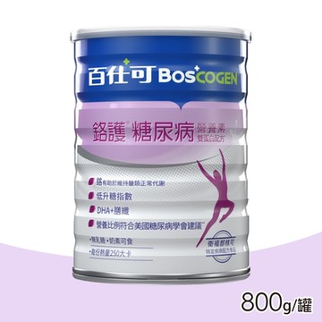 【美國百仕可 BOSCOGEN】鉻護糖尿病營養素 雙蛋白配方 (粉劑) 800g/罐